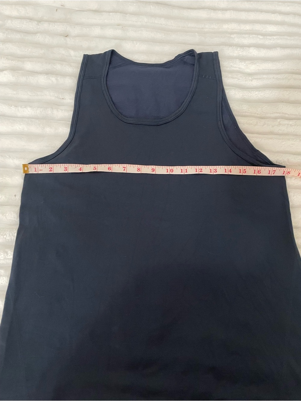 Blue men’s 
Tank Top - Classic Sleeveless Tee - Picture 6 of 11